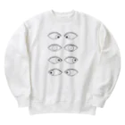 Zuckerの眼球偏位 Heavyweight Crew Neck Sweatshirt