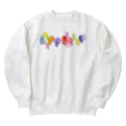 c5watercolorの水彩ペイント・カラフルその2 Heavyweight Crew Neck Sweatshirt