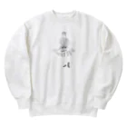 バレエシルエット ballet*pointe_pon*のシンプル バレリーナ Heavyweight Crew Neck Sweatshirt