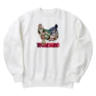 🍩tarojiro(たろじろ) shop🍩の照れてるズ゛ by AI Heavyweight Crew Neck Sweatshirt