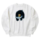 テクテクと。イラスト部のキムンカムイくん Heavyweight Crew Neck Sweatshirt