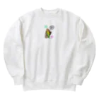 j8ie de vivre♪のコザクラインコ　 Heavyweight Crew Neck Sweatshirt