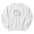 なでしこ@デザインのアザラシの赤ちゃん Heavyweight Crew Neck Sweatshirt