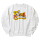 hiyori-art-のプランク筋トレウサギ Heavyweight Crew Neck Sweatshirt