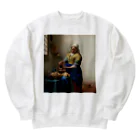 世界美術商店の牛乳を注ぐ女 / The Milkmaid Heavyweight Crew Neck Sweatshirt