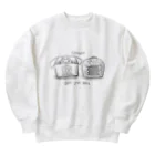 NEKO & Apple syrupの猫様、そうじゃない Heavyweight Crew Neck Sweatshirt