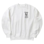 Tivitasoのまよい犬ラッキー Heavyweight Crew Neck Sweatshirt