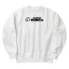 hanの一級在宅士ﾛｺﾞB[ｸﾛ×ｵﾚﾝｼﾞ] Heavyweight Crew Neck Sweatshirt