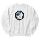 ロジローのしろくま氷菓店(八角形デザイン) Heavyweight Crew Neck Sweatshirt