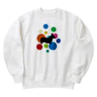 chicodeza by suzuriのカラフルコーギー Heavyweight Crew Neck Sweatshirt