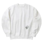 marospitzのしろいぬ Heavyweight Crew Neck Sweatshirt