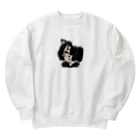 みつまめこshopの猫耳少女 Heavyweight Crew Neck Sweatshirt