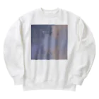 世界美術商店のジヴェルニー近郊のセーヌ川支流(霧) / Branch of the Seine near Giverny (Mist) Heavyweight Crew Neck Sweatshirt