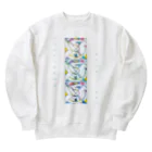 chika_shirakawaのKODAIPOP▲▼▲▼不思議な紋様「直弧文グラフィック」 Heavyweight Crew Neck Sweatshirt