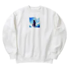 sweetsmailstudioのサーファー女子 Heavyweight Crew Neck Sweatshirt