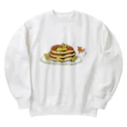 ぎみの溶けタイガーwithパンケーキ Heavyweight Crew Neck Sweatshirt