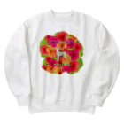 onehappinessのピンシャー　hibiscus　花言葉　onehappiness Heavyweight Crew Neck Sweatshirt