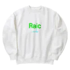 Raic.mk(ﾗｲｸﾒｲｸ)のRaic.mkパステルグリーンロゴ ヘビーウェイトスウェット