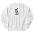 Mouse Houseのビーズ刺繍のうさぎ、 Heavyweight Crew Neck Sweatshirt