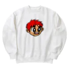 じゅうに（Jyuuni）の0007・赤い髪の少年（じゅうにブランド） Heavyweight Crew Neck Sweatshirt