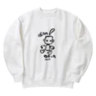 いちたすいちはのぼっちのロボっち Heavyweight Crew Neck Sweatshirt