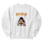 jamfish_goodiesのFUNNY熟語「暴飲暴食」 Heavyweight Crew Neck Sweatshirt