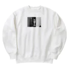 エモチル猫のゆず店長の実家猫押入れチルアウト Heavyweight Crew Neck Sweatshirt