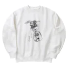 あき缶のふしぎなひと Heavyweight Crew Neck Sweatshirt