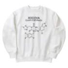 DRIPPEDのXOCOVA C22H17ClF3N9O2-ゾコーバ-(Ensitrelvir-エンシトレルビル-) Heavyweight Crew Neck Sweatshirt