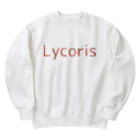 アニマル四字熟語のリコリス　彼岸花　LYCORIS Heavyweight Crew Neck Sweatshirt