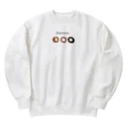 codomo no comonoのフェルトで作ったドーナツのアイテムたち Heavyweight Crew Neck Sweatshirt