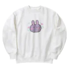 とろけるうさぎのうさぎと惑星 Heavyweight Crew Neck Sweatshirt