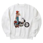 桜音ことこ企画のお気に入りのバイク Heavyweight Crew Neck Sweatshirt