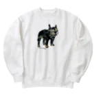 noe_to_meg (ノエとめぐ)のスタンドブリンドルブヒ Heavyweight Crew Neck Sweatshirt