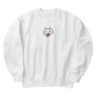 しおらーめんのあっかんべーねこ Heavyweight Crew Neck Sweatshirt