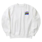 道の駅とよはまの道とよレインボーロゴ🌈 Heavyweight Crew Neck Sweatshirt