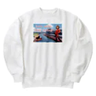 競艇デザイングッズ専門”BOATRACE SHOP”のボートレースを楽しもう Heavyweight Crew Neck Sweatshirt