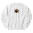 gomashio8899のアートのしろ Heavyweight Crew Neck Sweatshirt