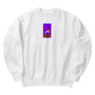 ʚ🦄ɞみつり🌈𝑆𝑂𝐷𝐴𝑆𝐻𝐼𓃗のスピノくん(恐竜) Heavyweight Crew Neck Sweatshirt