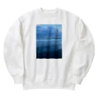 豊風本舗の夏の九十九里浜の浜辺　３ Heavyweight Crew Neck Sweatshirt