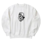 chosssssのかわいい変なやつ Heavyweight Crew Neck Sweatshirt