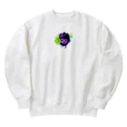 mebuki5678の茨城ベリーちゃん Heavyweight Crew Neck Sweatshirt