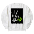 m4のスカル Heavyweight Crew Neck Sweatshirt