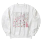 博聞堂SHOPの「万葉集」梅の花 Heavyweight Crew Neck Sweatshirt