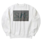 SURF810のSURF 文字(青影) Heavyweight Crew Neck Sweatshirt