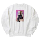 chicodeza by suzuriの可愛い姉妹のキャラクター Heavyweight Crew Neck Sweatshirt