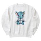 Vasetti_pressのパーカーを着ているドラゴン Heavyweight Crew Neck Sweatshirt