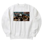 世界美術商店の戦争 / War Heavyweight Crew Neck Sweatshirt