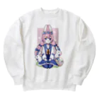 ぱすたてるかるぼのイースターラビット Heavyweight Crew Neck Sweatshirt