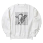 dolidoliのkadenhou(white) Heavyweight Crew Neck Sweatshirt